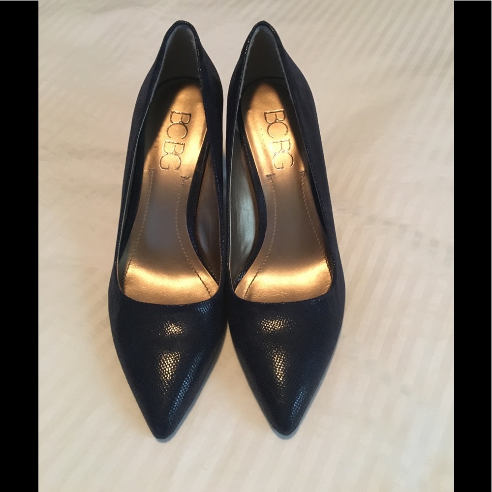 BCBG Paris Navy Blue Pumps